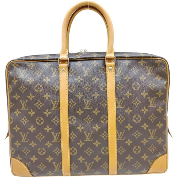 616337AO (C5) Louis Vuitton Business Bag Porte Documents Brown Monogram - Picture 1 of 9